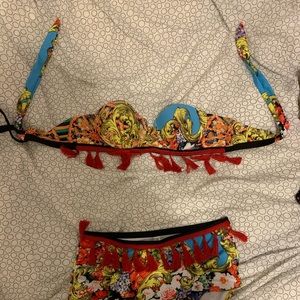 Bohemian tassel swimsuit